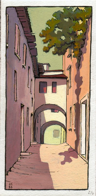 Calle San Vito - (presente sul calendario 2004 edito dalla Fameia Capodistriana)